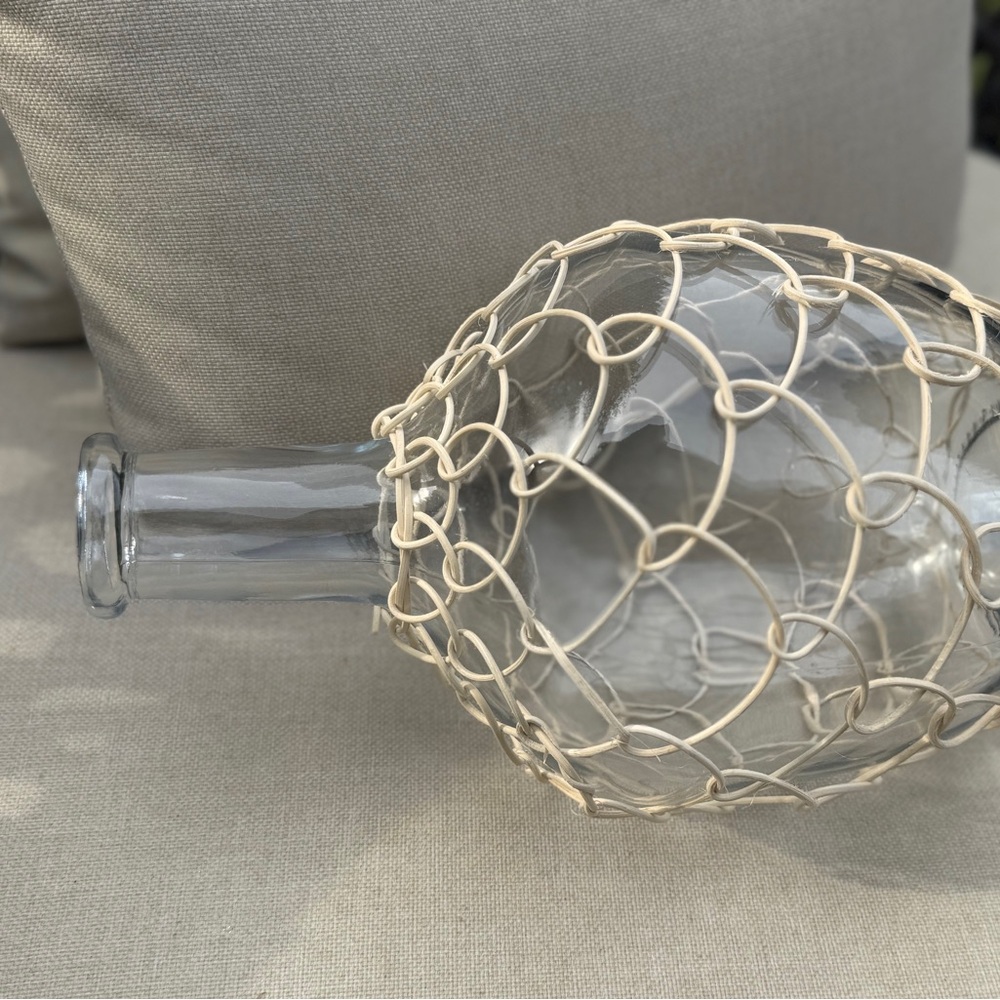 Boho Glass Bottle Vase - Picture 15 of 15